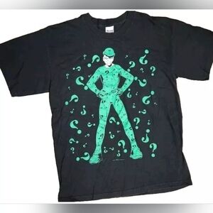 The Riddler T Shirt Men's XL Batman DC Comics Vintage USA Made Murina Retro 1995
